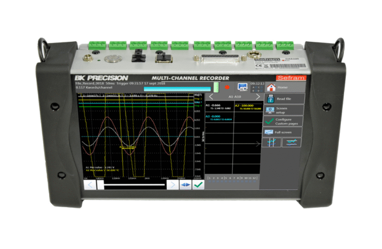 DATA-ACQUISITION-DAS220-B&K-PRECISION-TOUCHSCREEN-DE-10-POLEGADAS