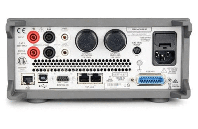 MULTIMETRO-DMM7510-TEKTRONIX-7½DIGITOS-CONEXOES-TRASEIRAS