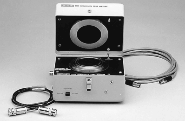 ELETROMETRO-KEITHLEY-6517B-8009-RESISTIVITY-TEST-FIXTURE